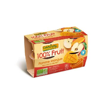 Dessert Pomme Mangue 4x100g