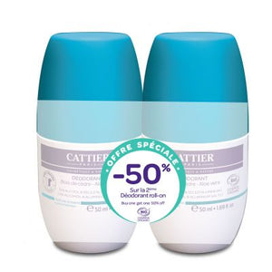 Lot Deodorant Roll On 24 H 2 X50 Ml