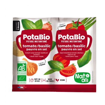 Potabio Tomate Basilic Pauvre En Sel 17 G