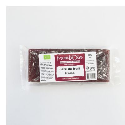 Pate Fruits Fraise 230g