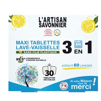 Maxi Tablettes Lave Vaisselles 3 En 1 X30